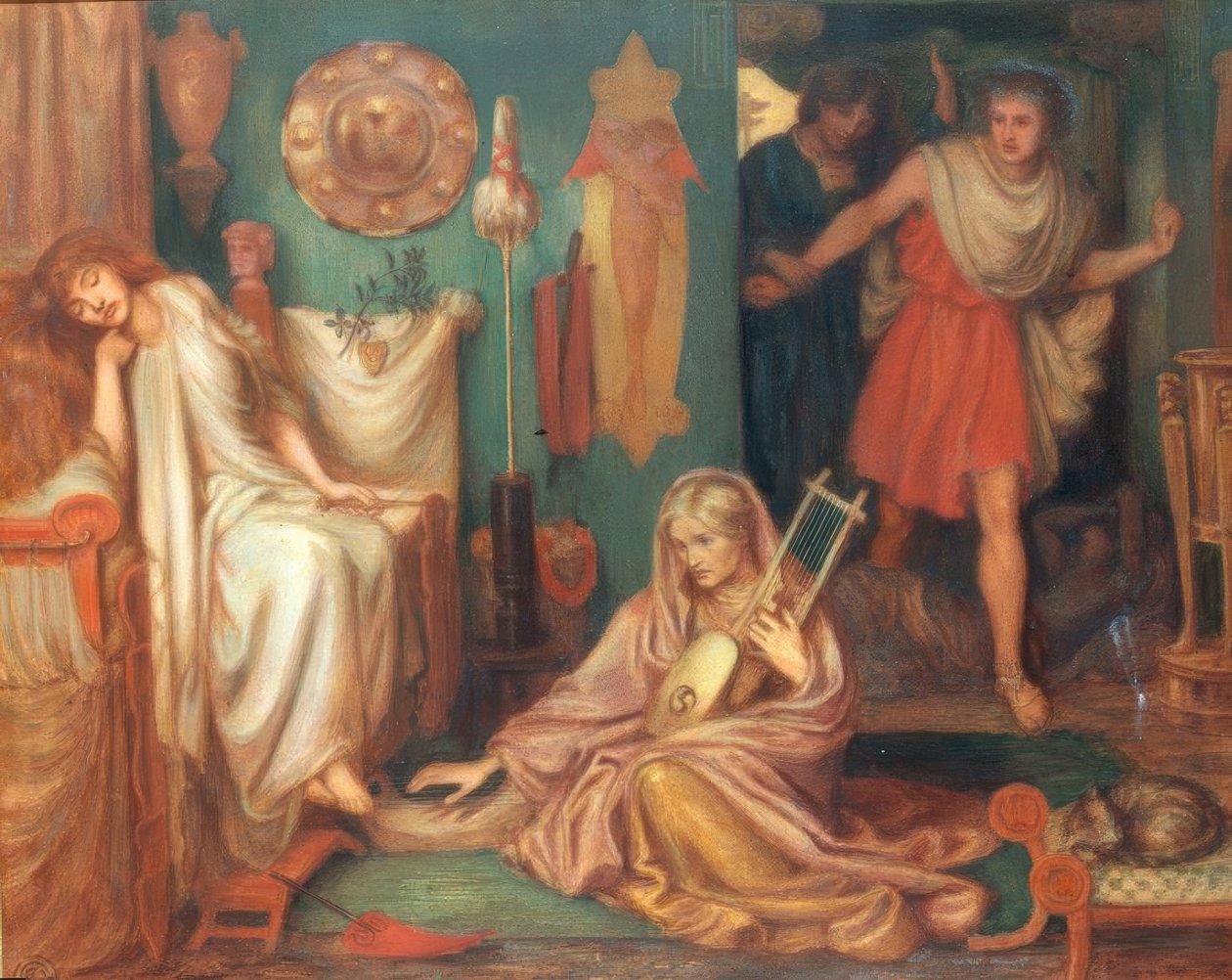 O Retorno de Tibullus a Delia de Dante Gabriel Charles Rossetti