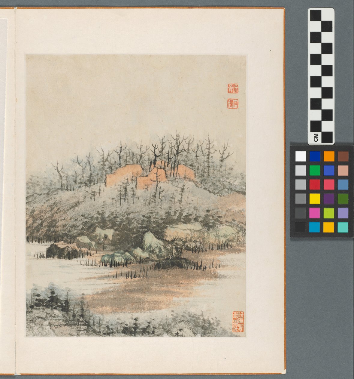 Reminiscências do rio Qinhuai, Dinastia Qing de Daoji Shitao