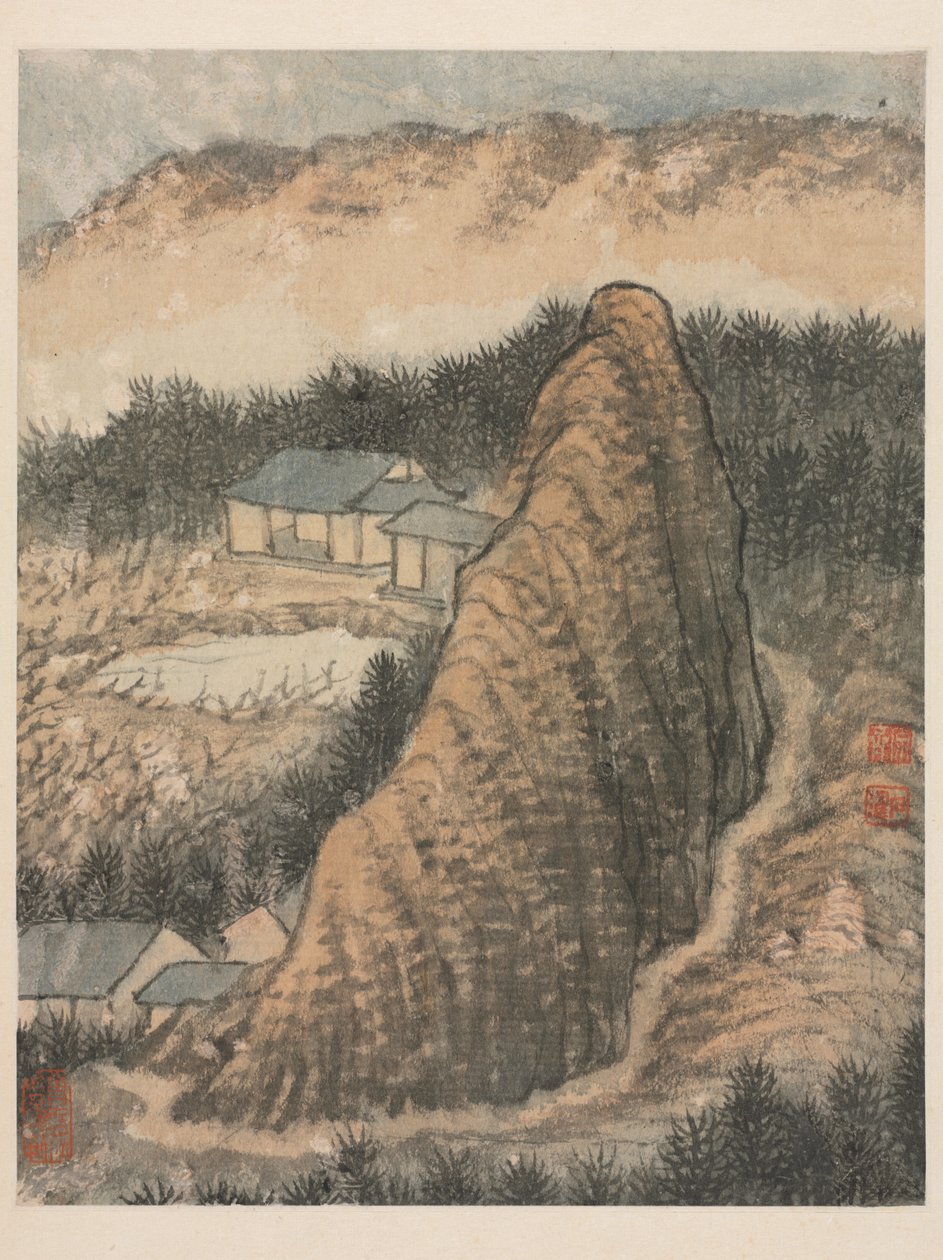 Reminiscências do rio Qinhuai, Dinastia Qing de Daoji Shitao