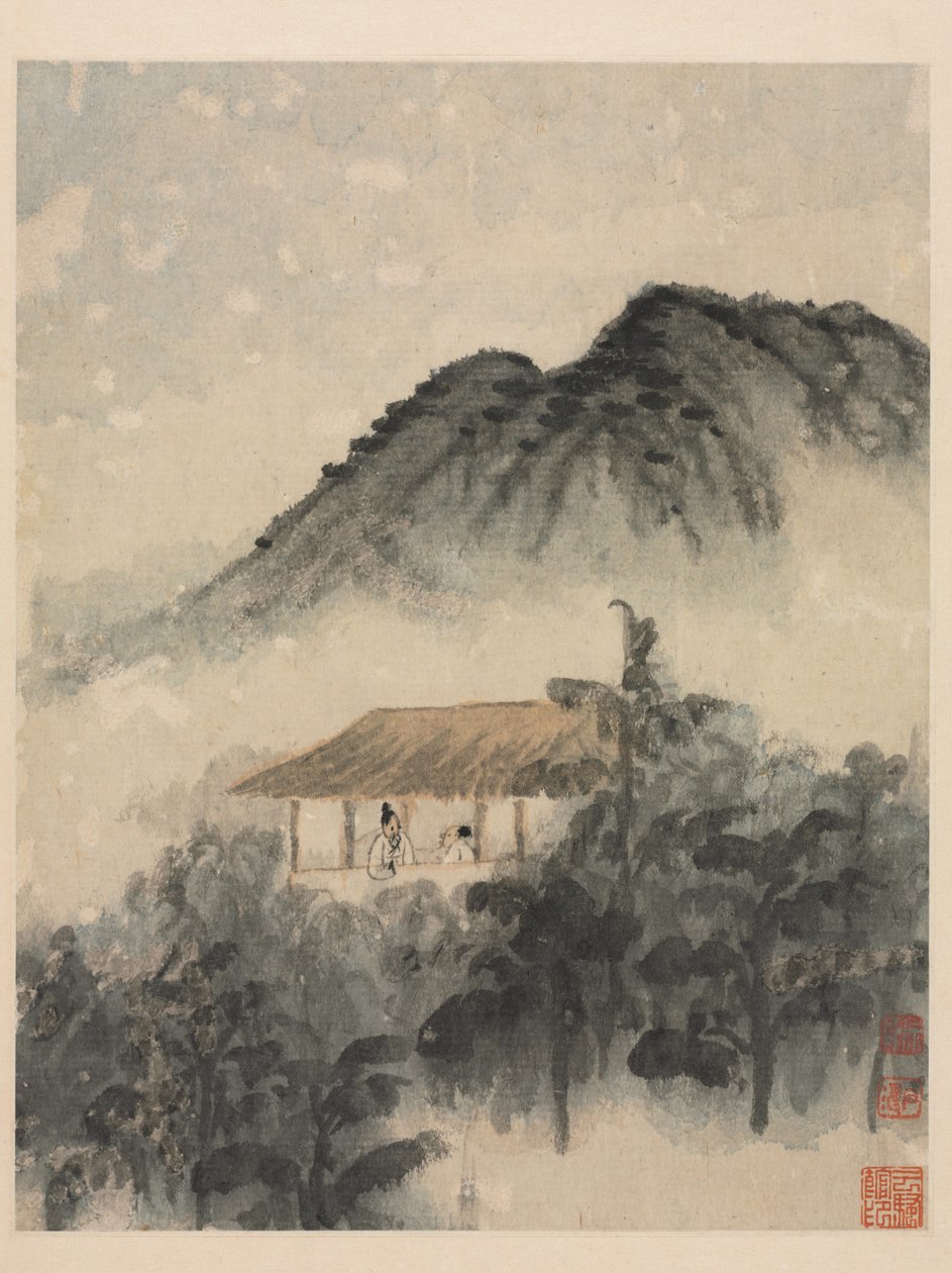 Reminiscências do rio Qinhuai, Dinastia Qing de Daoji Shitao