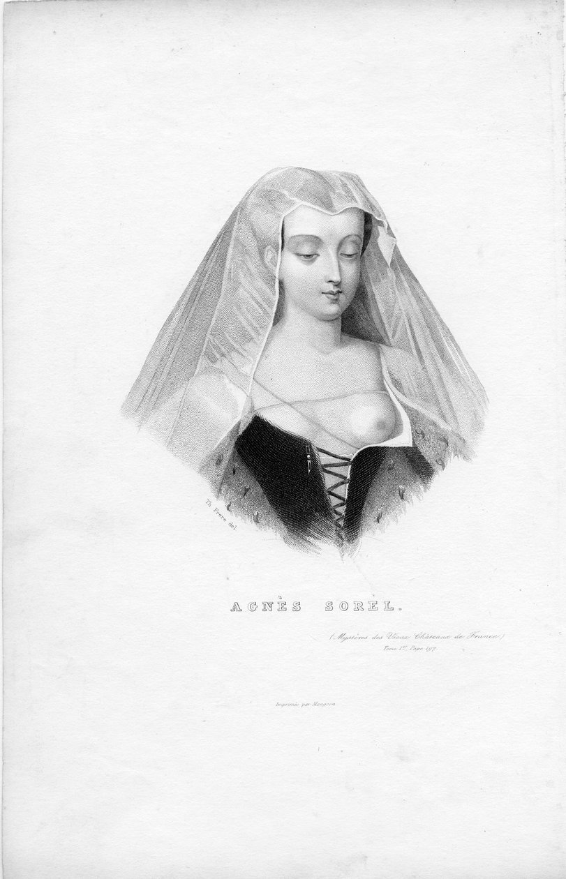 Retrato gravado de D’après Théodore Frère