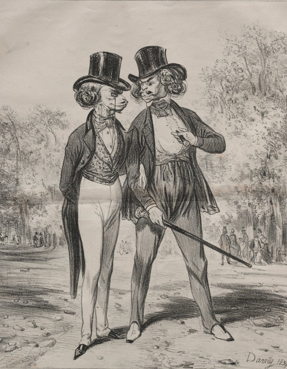 Mods incríveis. Leões de outono, 1839. de Darny