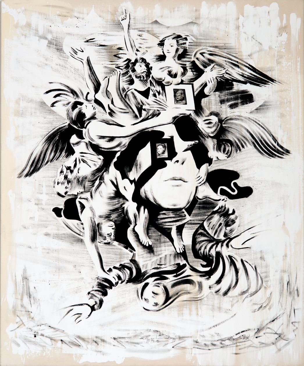 Adoração sem corte, 2018 (óleo sobre tela) de Darren Coffield