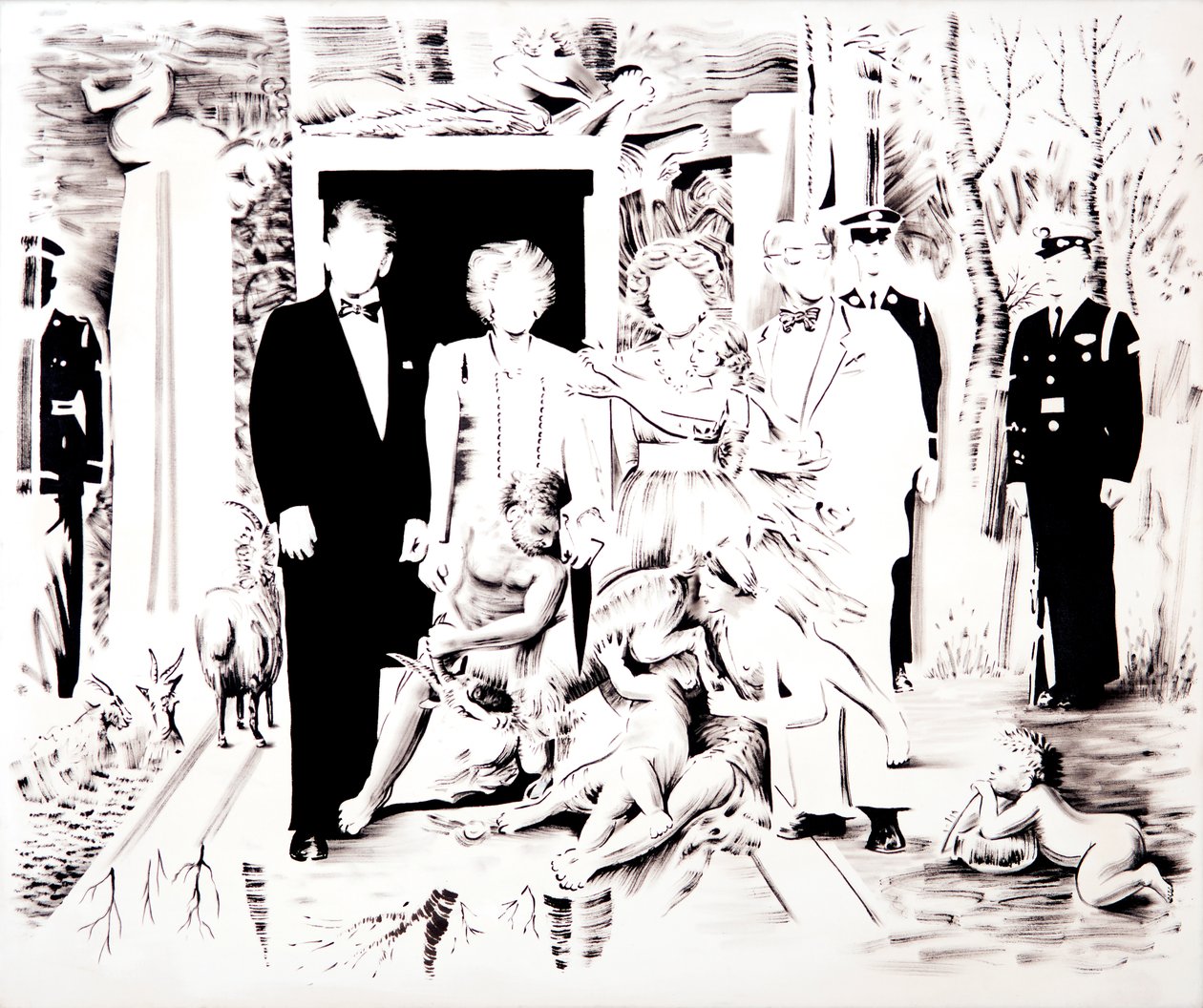 Criação de Júpiter, 2018 (óleo sobre tela) de Darren Coffield
