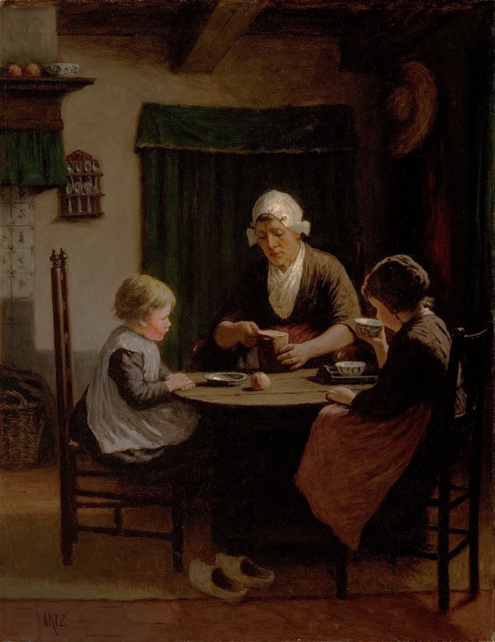 Na casa da avó de David Adolph Constant Artz