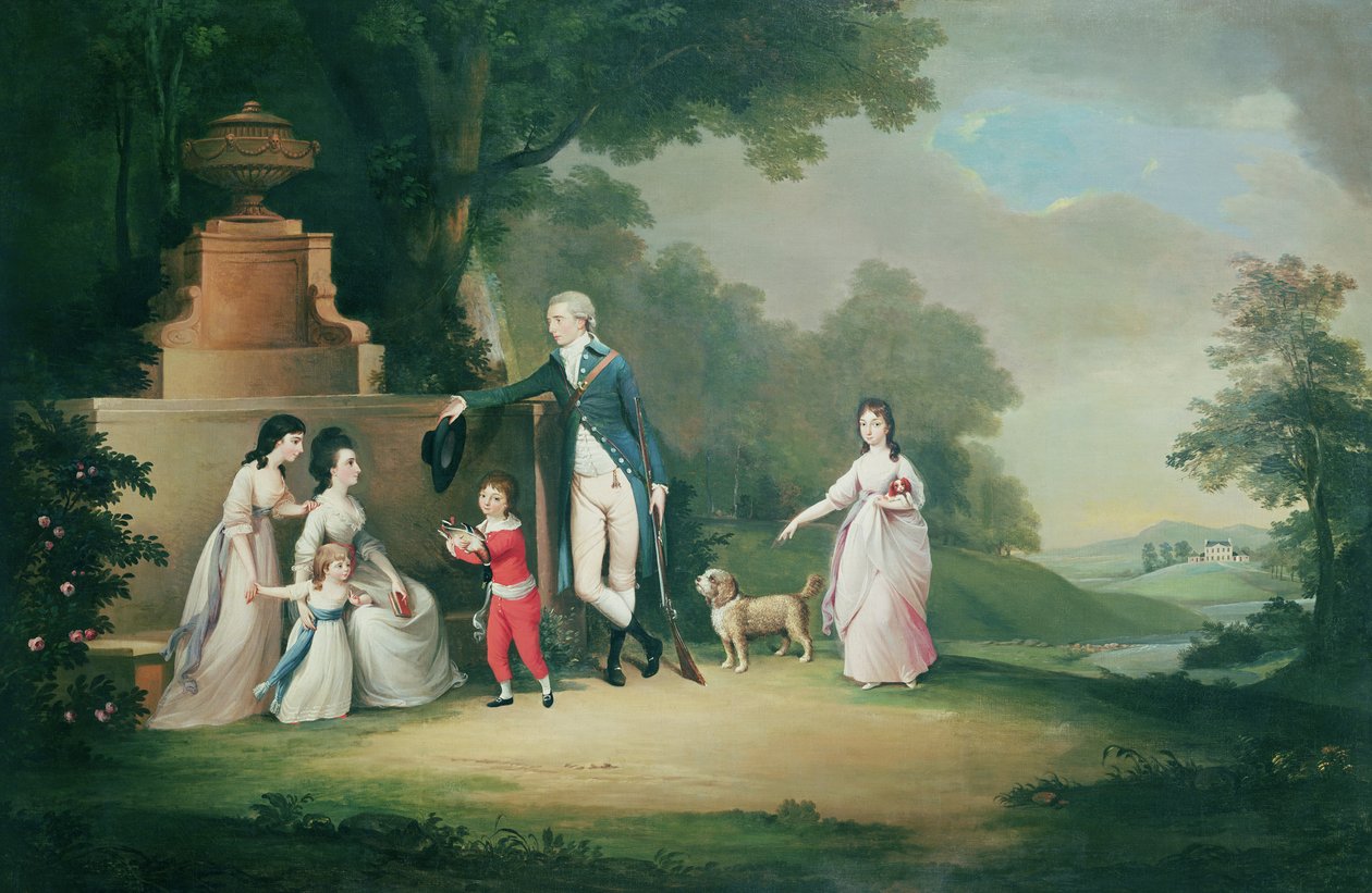 A Família Kinloch de Kair de David Allan