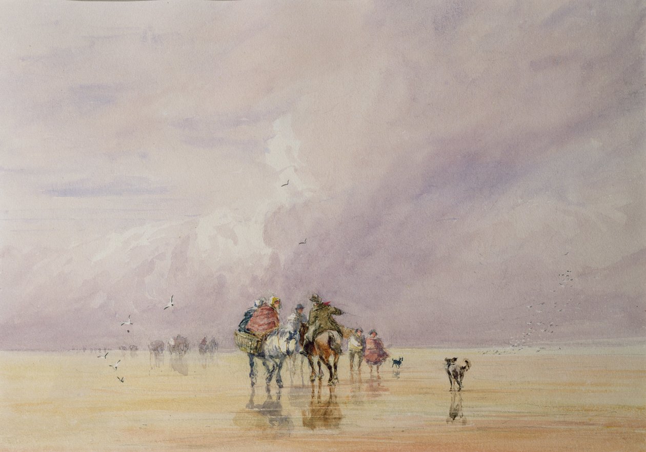 Cruzando Lancaster Sands de David Cox