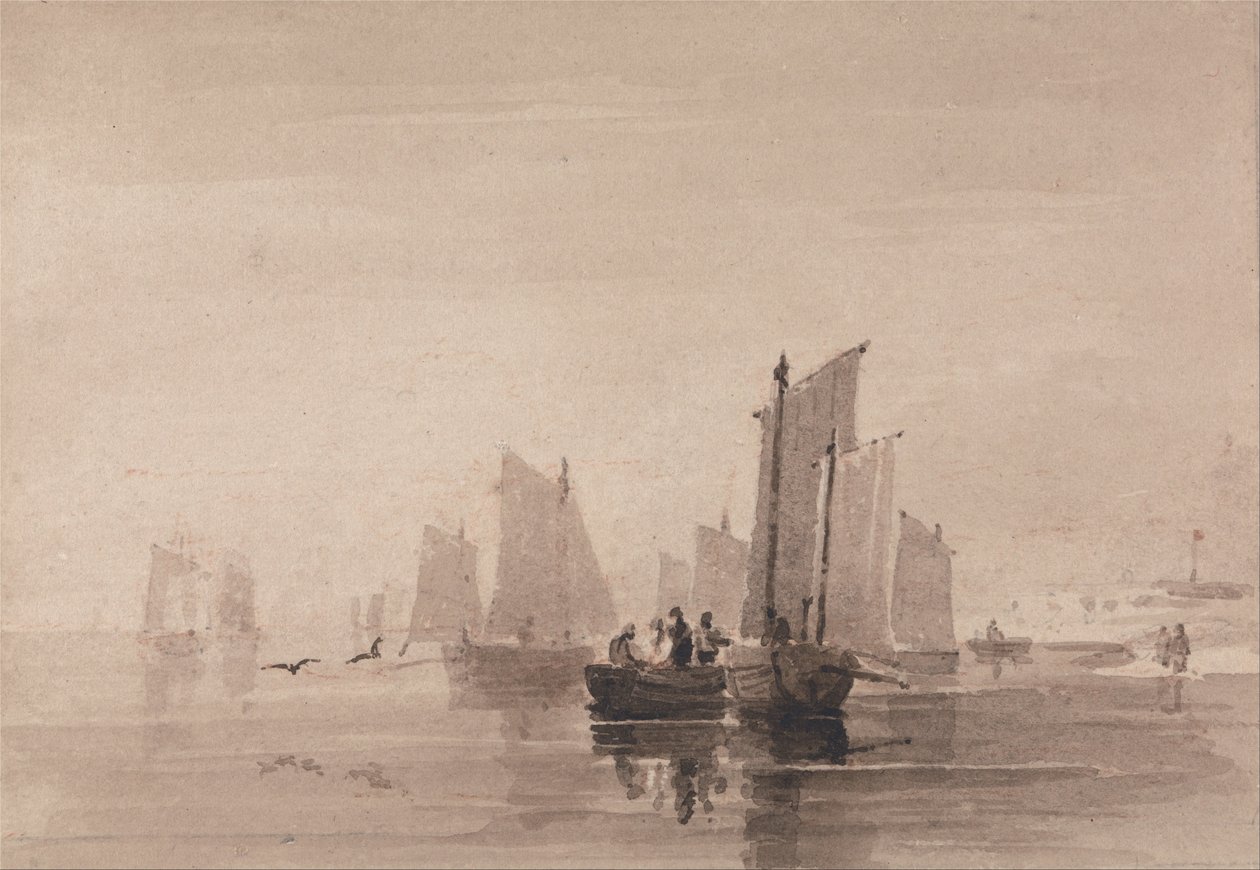 Pesca fora de Hastings de David Cox