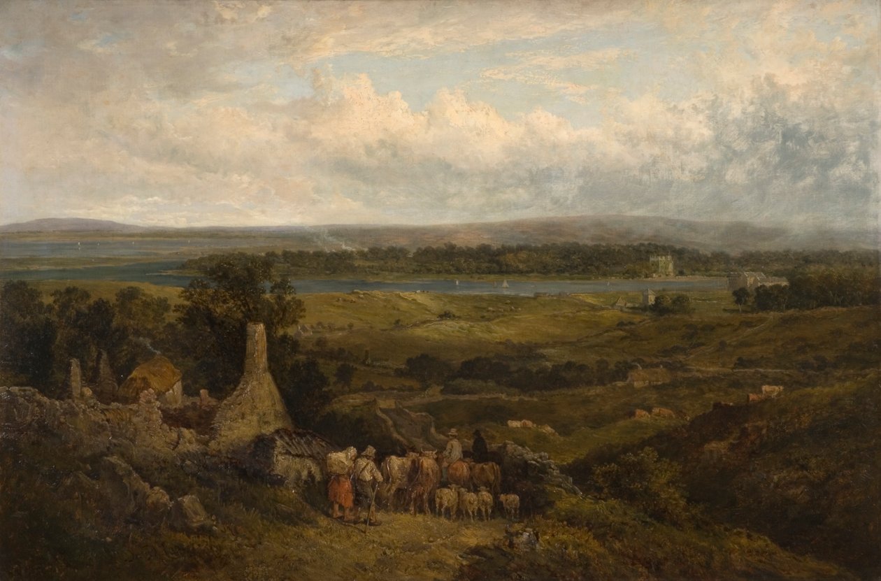 Menlough Castle, Galway, Irlanda de David Cox
