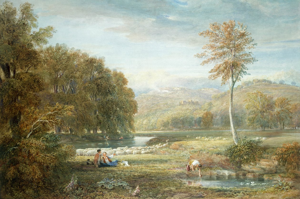 Cena pastoral de David Cox