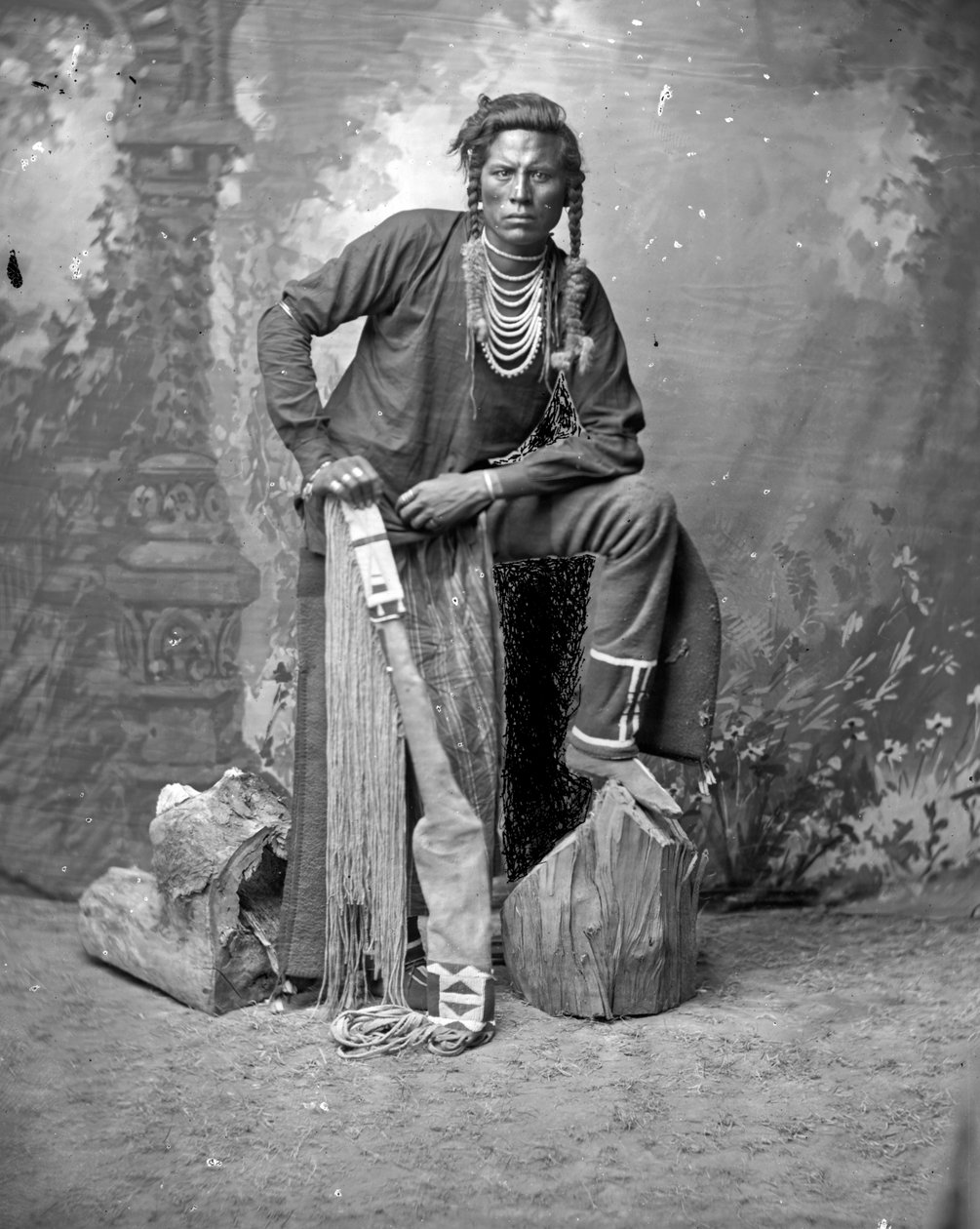 Curley, Escoteiro da Corvo, década de 1880 de David Frances Barry