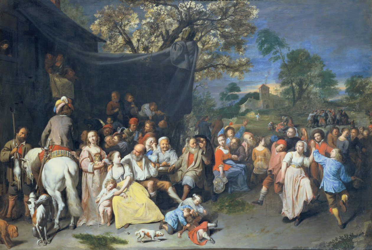 Festival dos Camponeses, 1649 de David III Ryckaert
