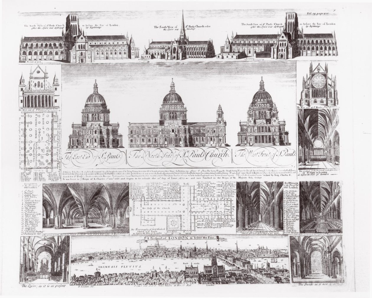 Catedral de São Paulo de David Loggan