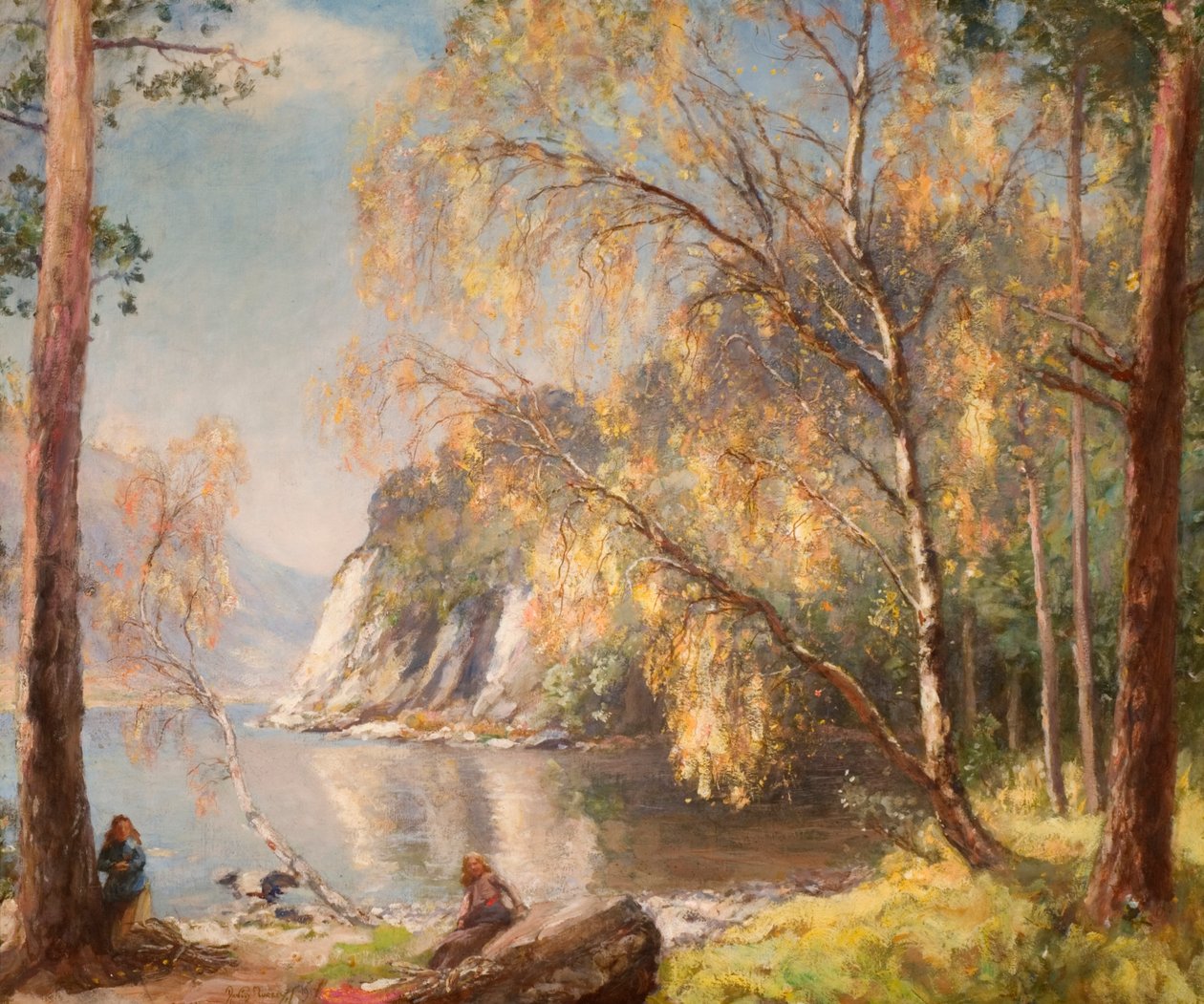 Ullswater, prata e ouro, 1917 de David Murray