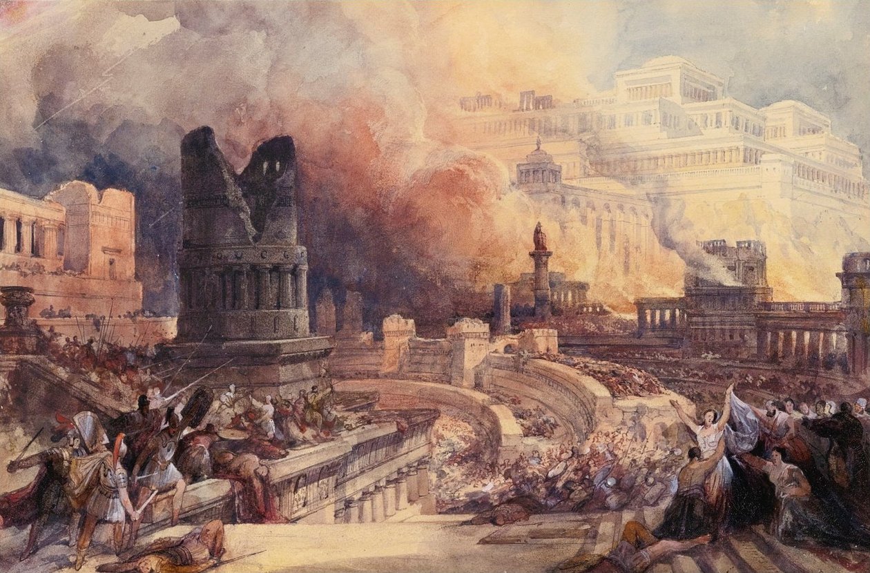 A destruição de uma cidade de David Roberts