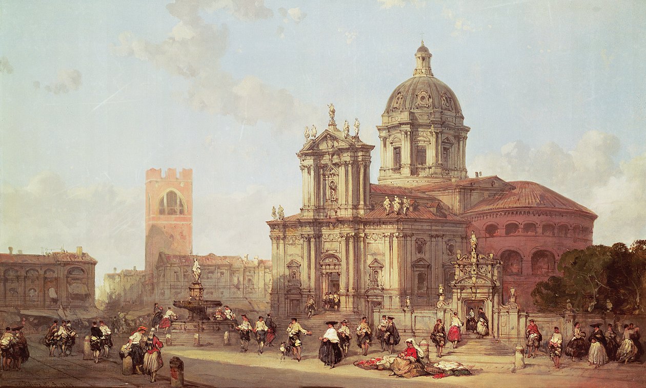 Catedral de Brescia, 1860 de David Roberts
