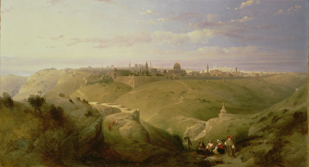 Jerusalém, 1842 de David Roberts