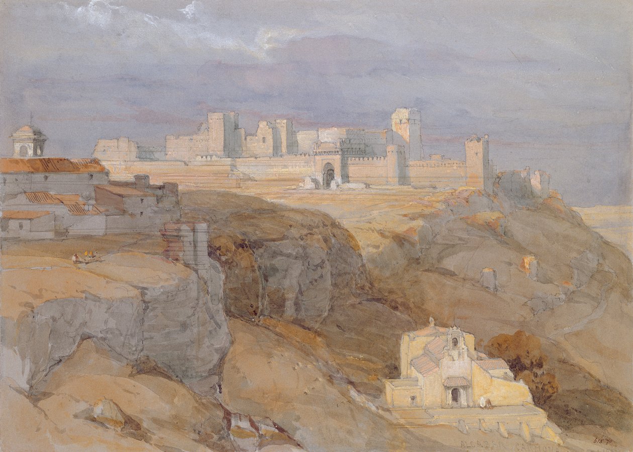 O Alcazar de Carmona, Andaluzia de David Roberts
