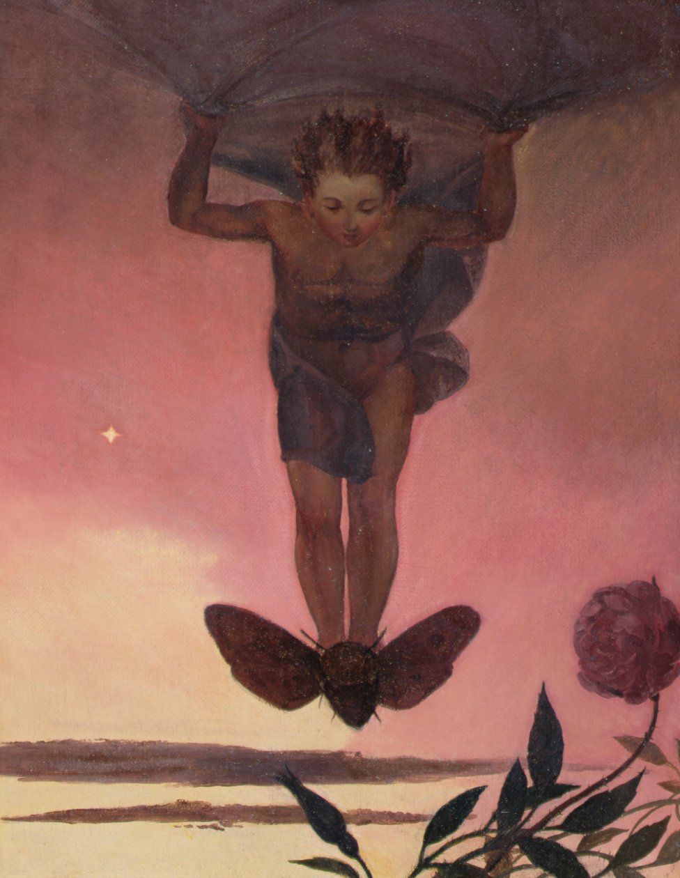 Crepúsculo, da série "Quatro Períodos do Dia", 1833 de David Scott