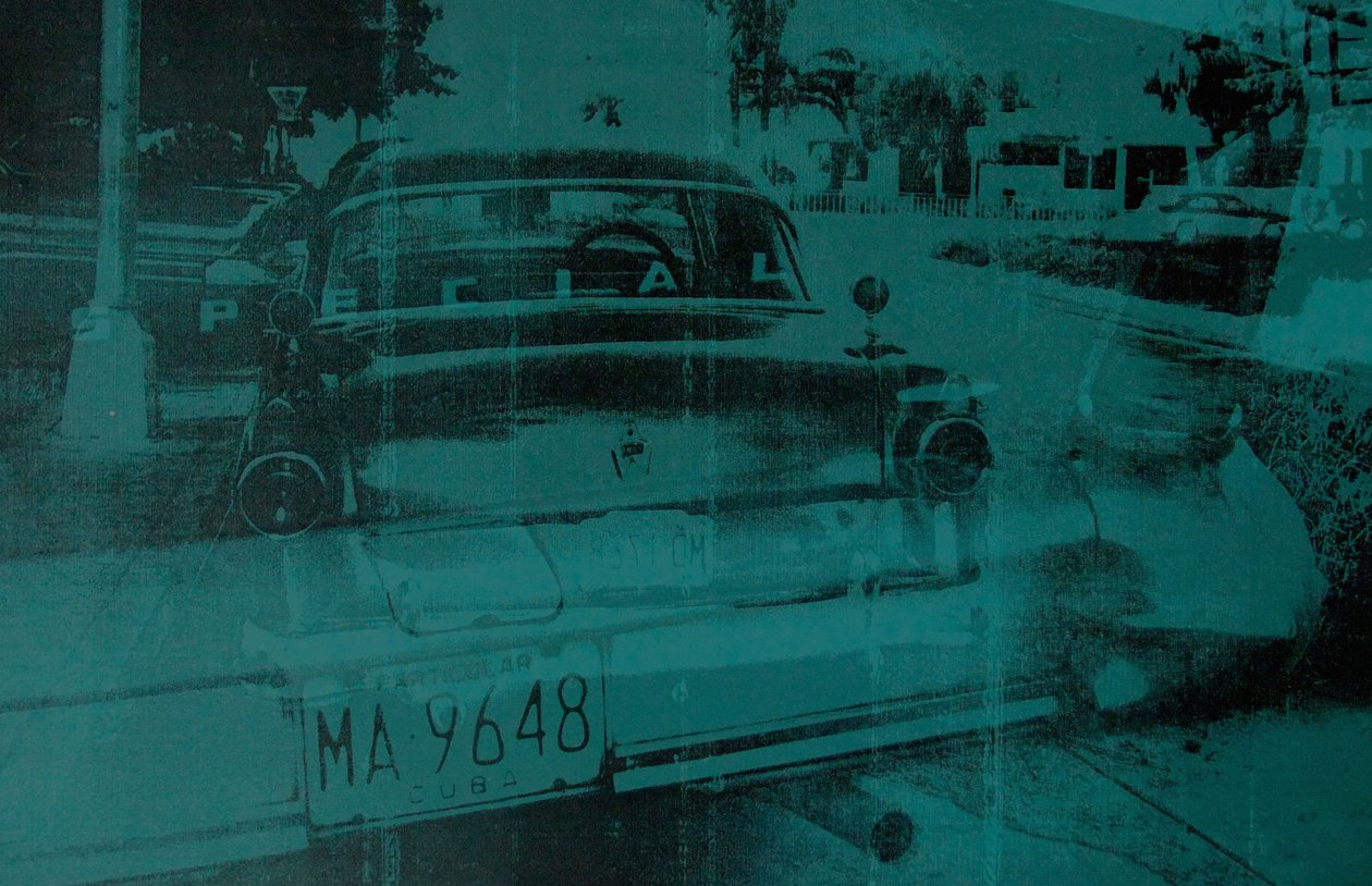 Carro verde abstrato de David Studwell