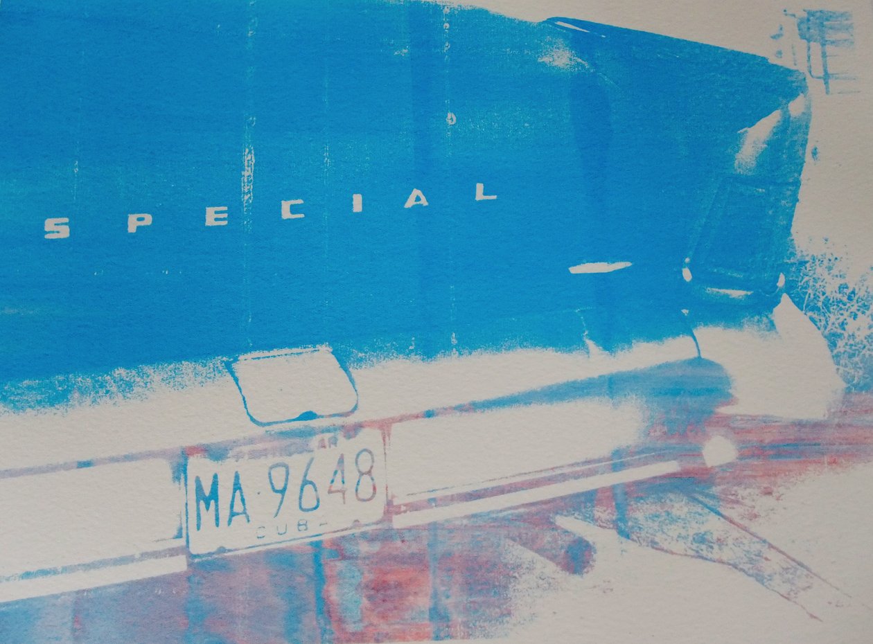 Carro azul de David Studwell