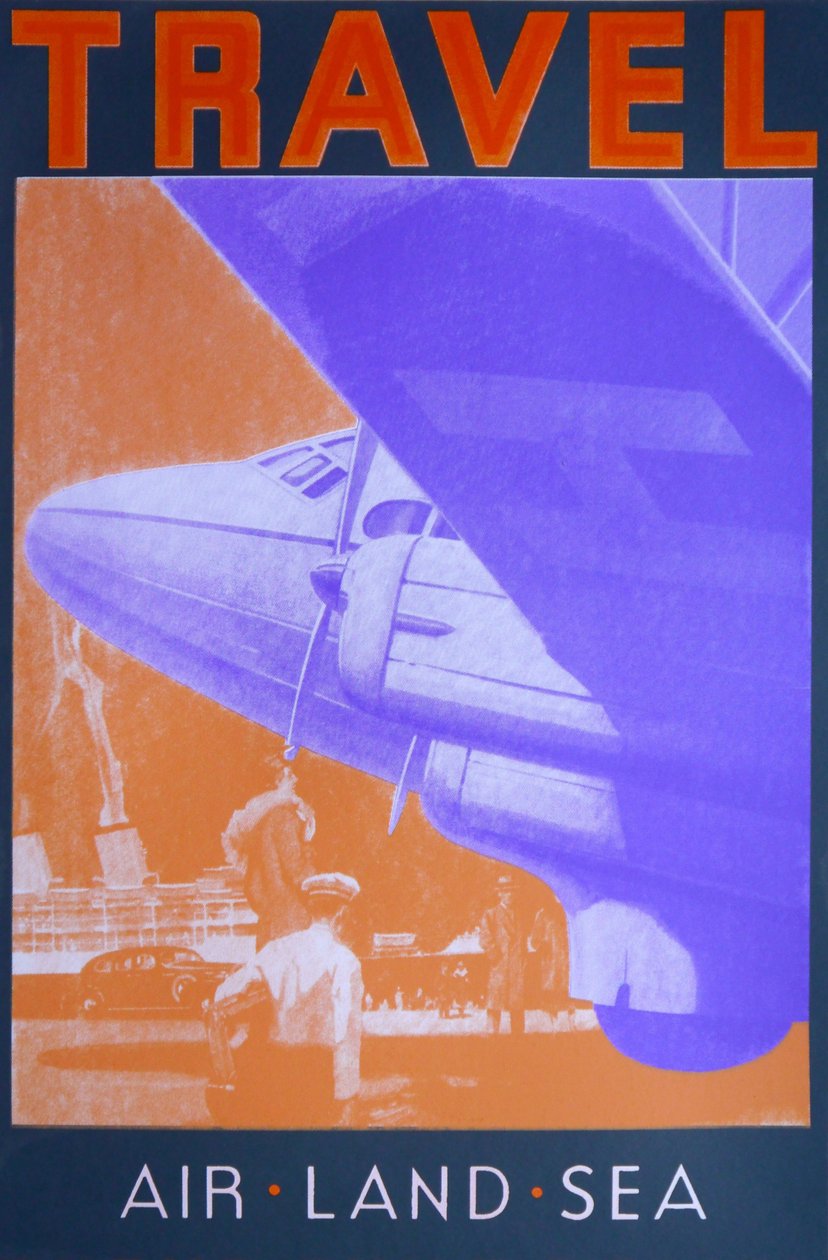 Viagens: Ar, Terra Mar (Laranja) de David Studwell