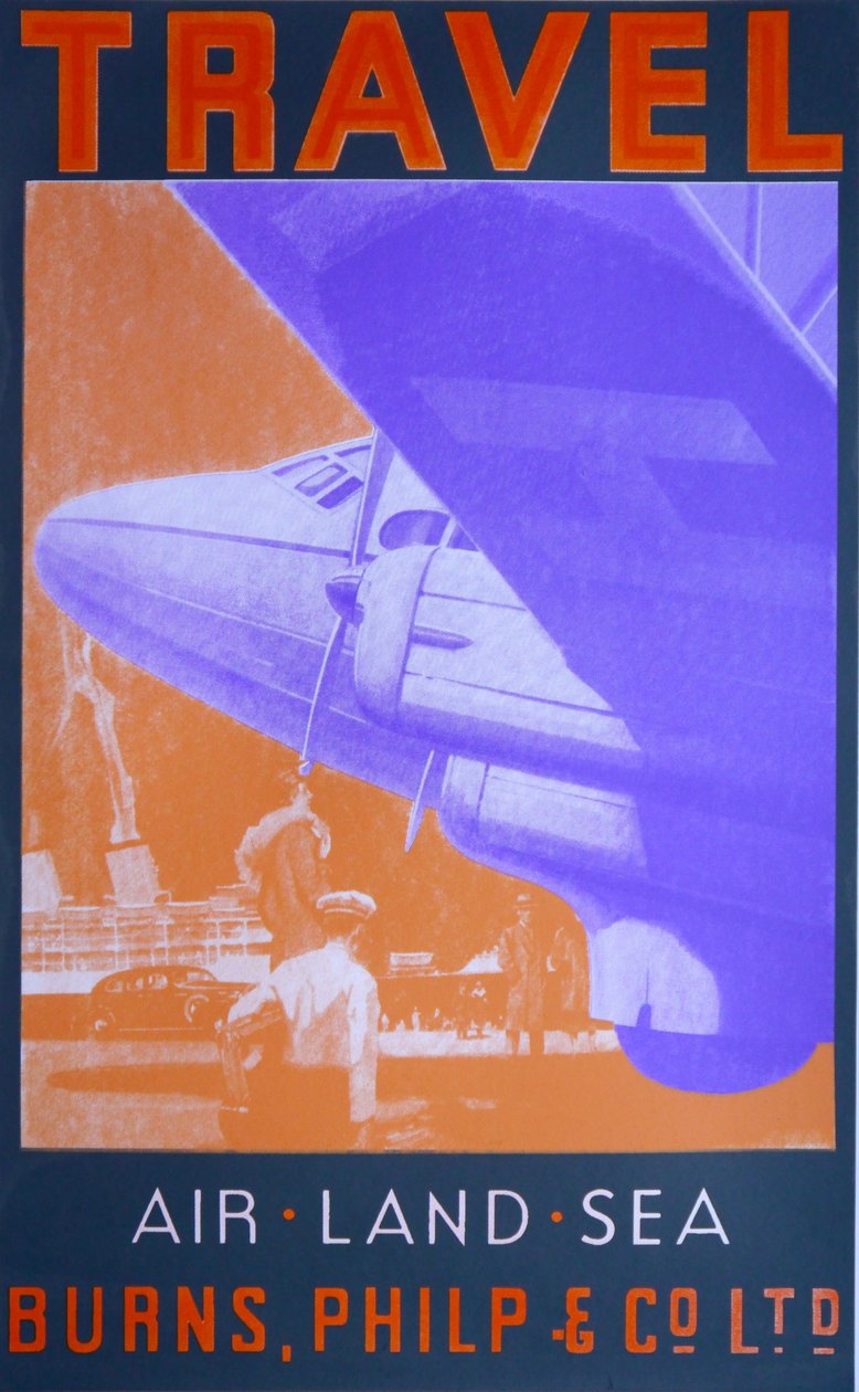 Viagens: Ar, Terra Mar (Laranja) de David Studwell