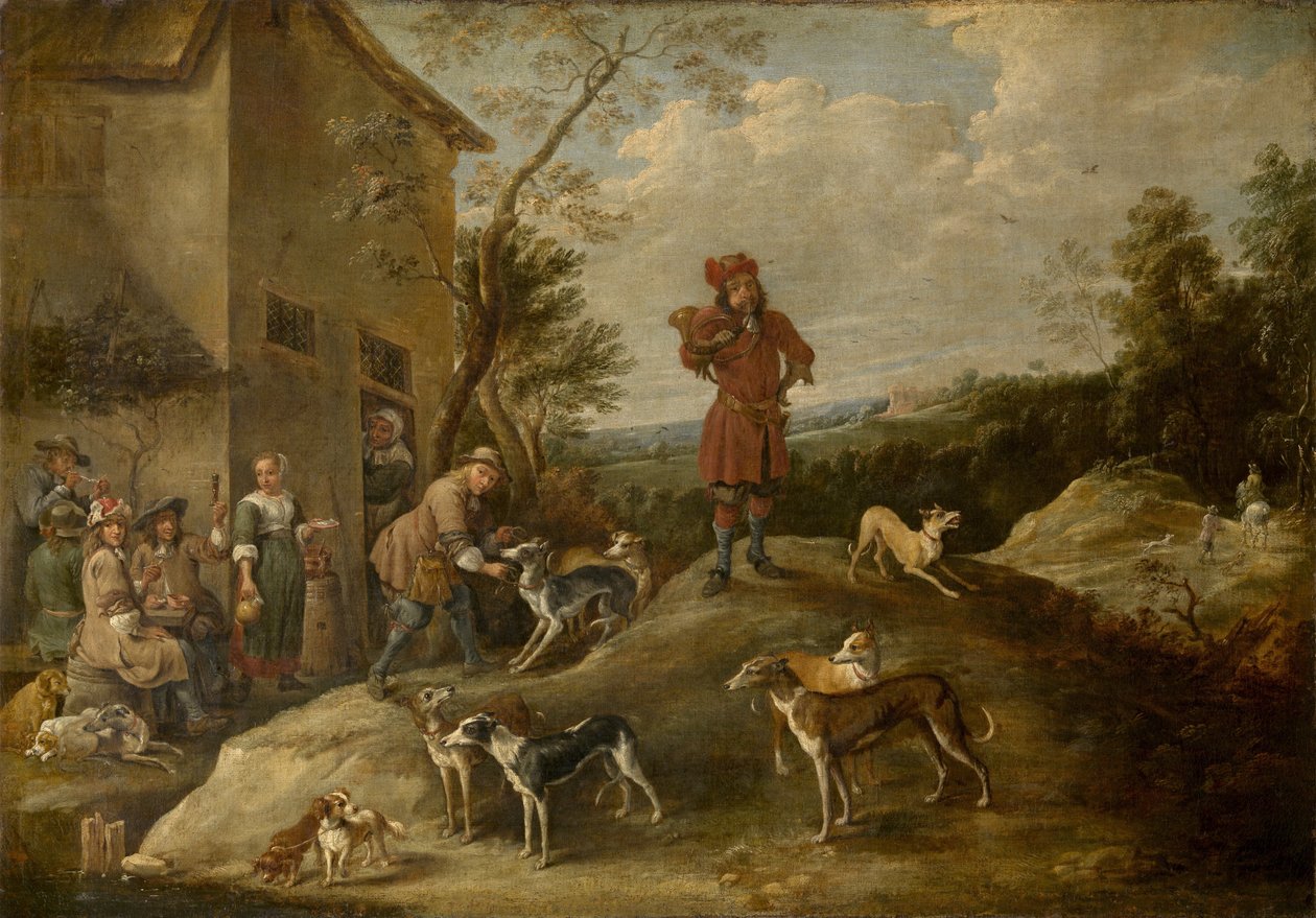 Caçadores de descanso de David Teniers the Younger