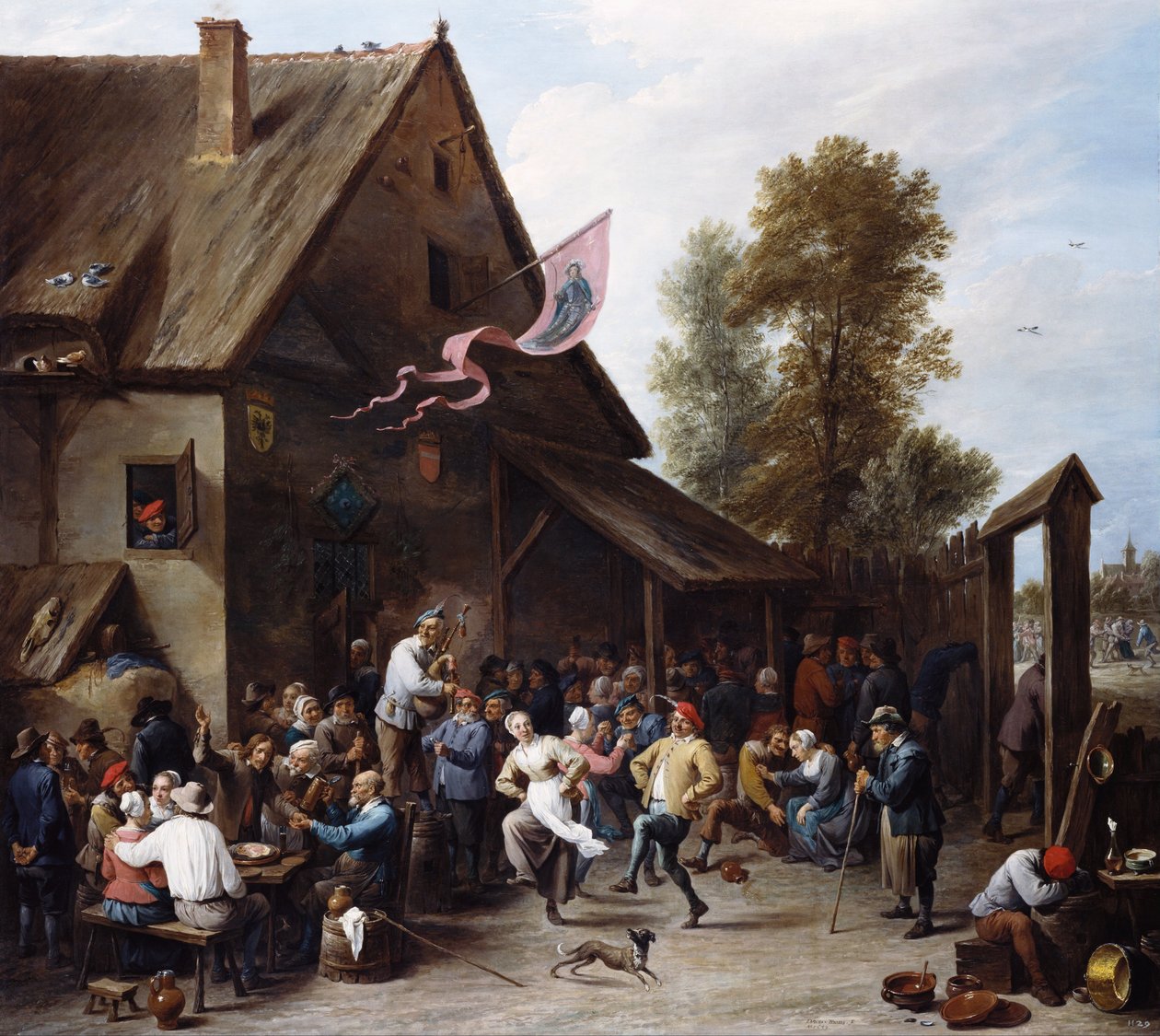 Feira no dia de St Georges de David Teniers the Younger