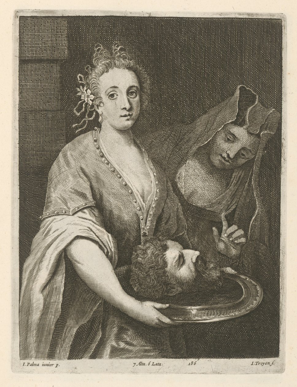 Salomé com a cabeça de João Batista de David Teniers the Younger