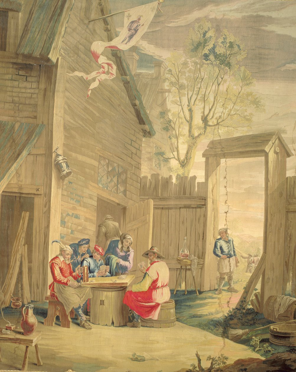 O jogo de cartas de David Teniers the Younger