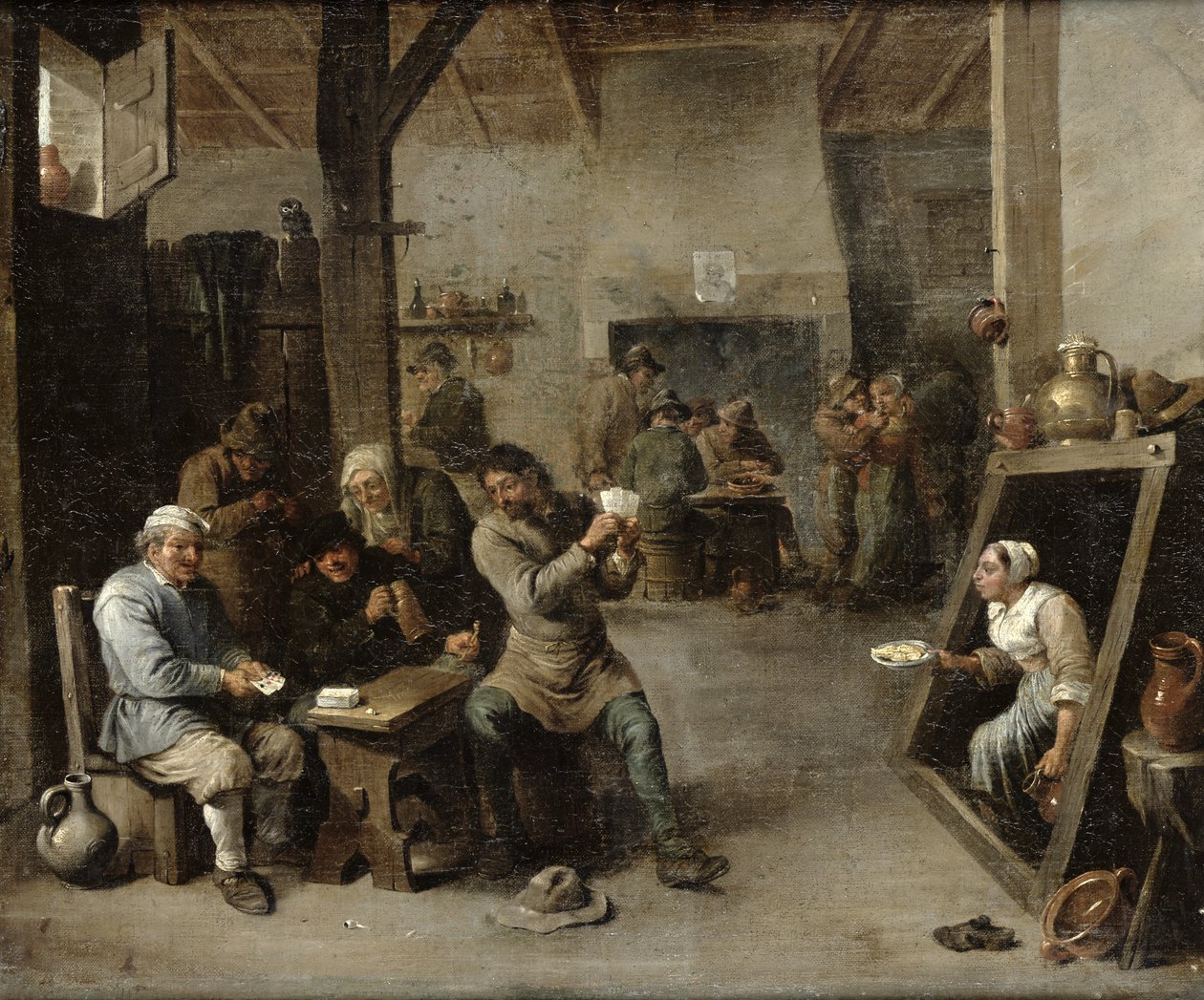 Os jogadores de cartas de David Teniers the Younger