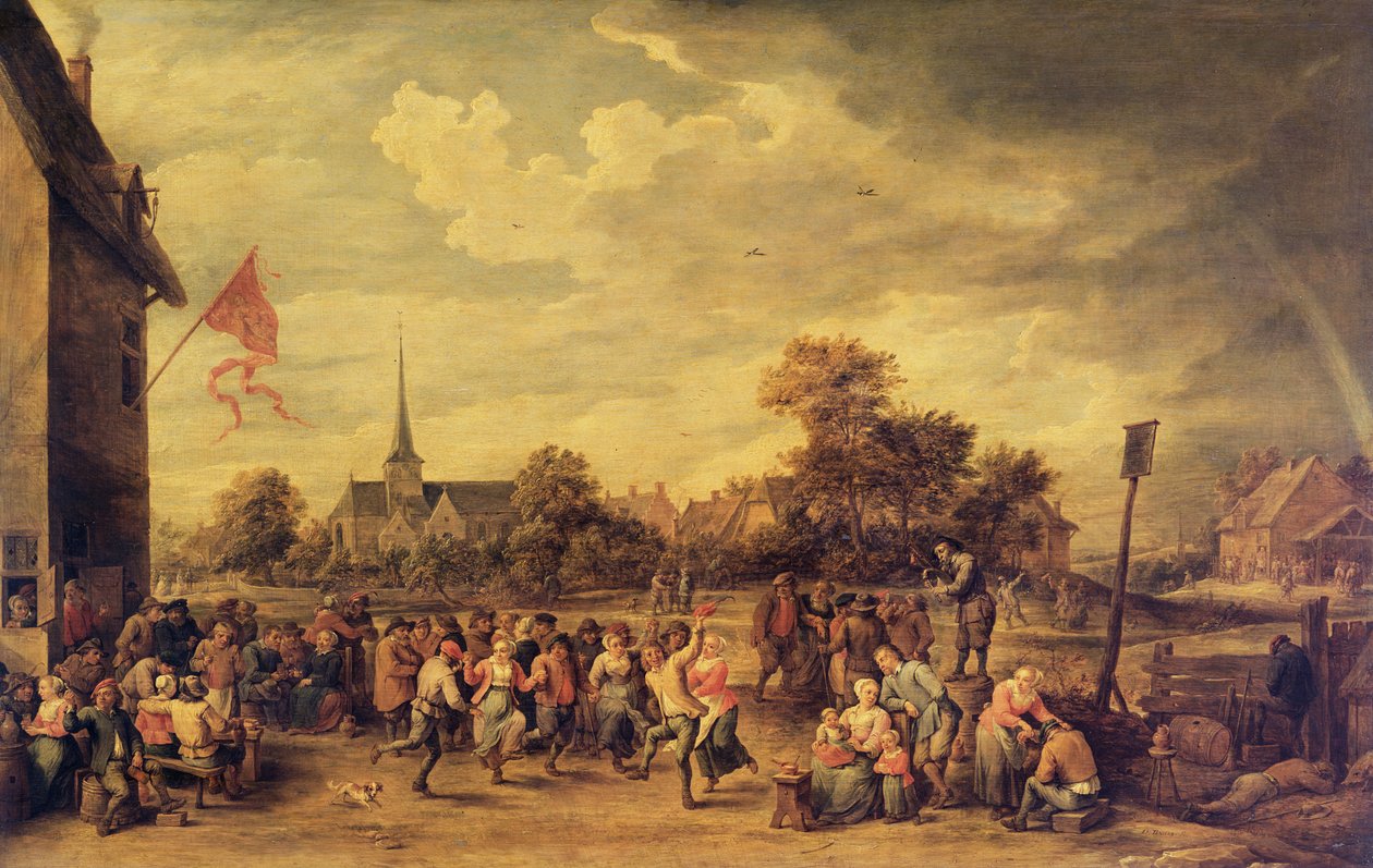 O kermesse de David Teniers the Younger