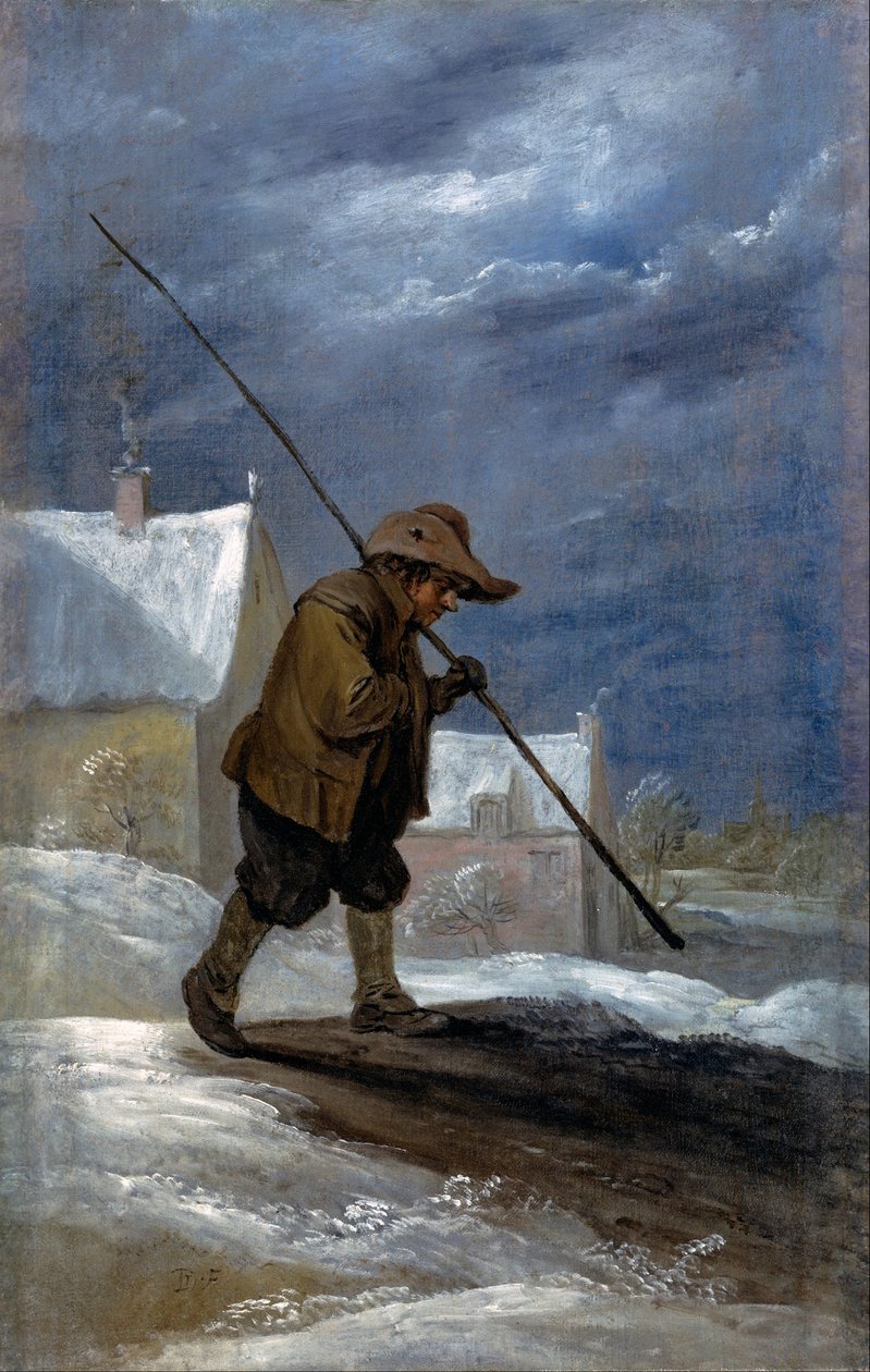 Inverno de David Teniers the Younger