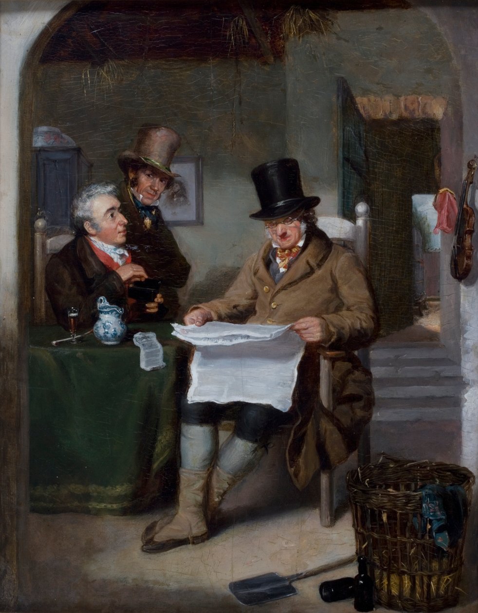 Lendo as notícias de David Wilkie