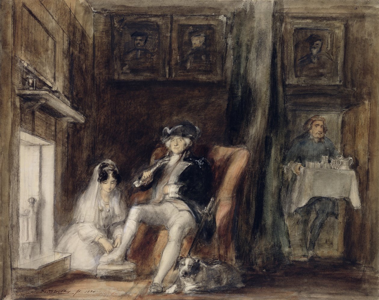 O Comodoro Deficiente em sua Aposentadoria, 1830 de David Wilkie