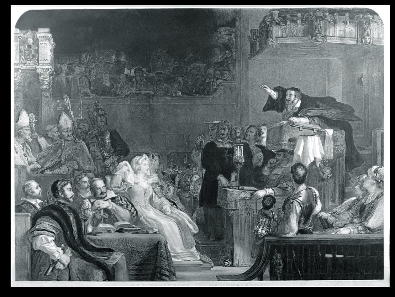 A pregação de John Knox, c.1837 de David Wilkie