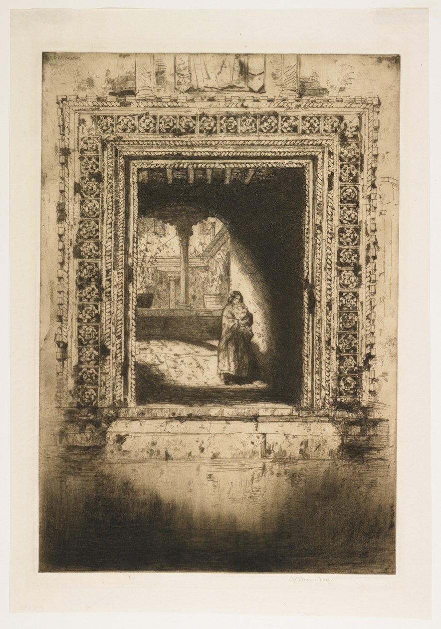 A Abadia de Veneza, 1900 de David Young Cameron