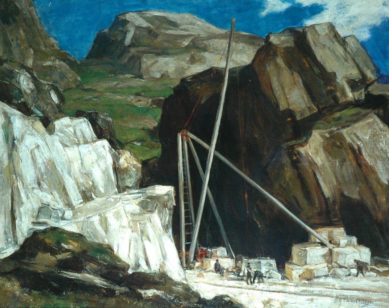 A pedreira de mármore, Iona de David Young Cameron