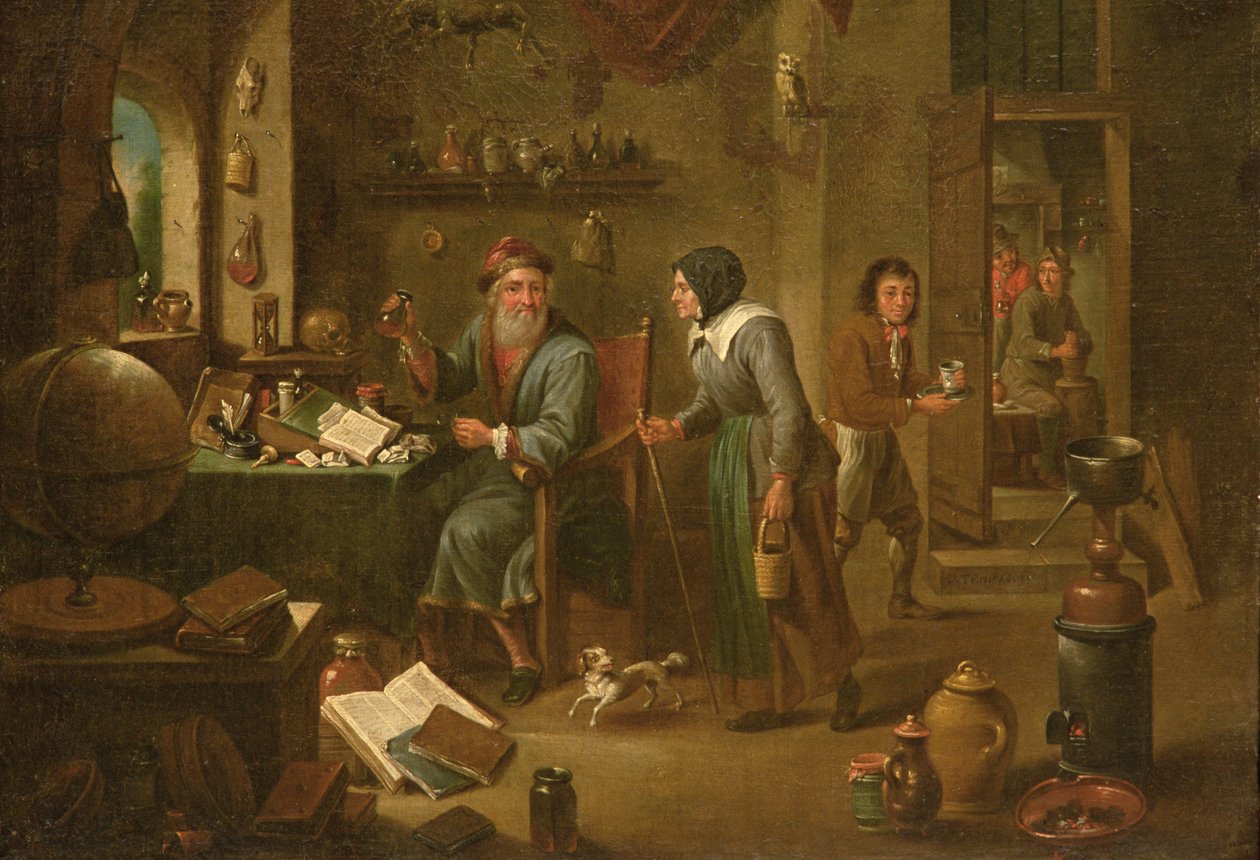 O estudo do alquimista (para detalhes, ver 164373) de David Teniers the Elder