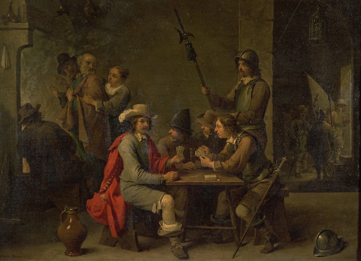 A negação de São Pedro, 1646 de David Teniers the Younger