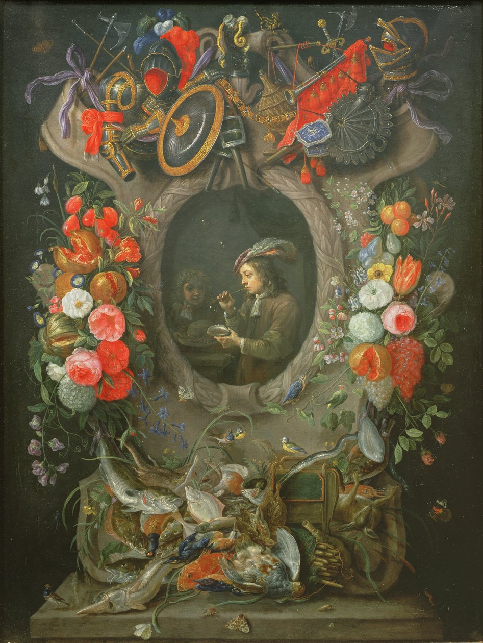 As bolhas de sabão de David Teniers the Younger