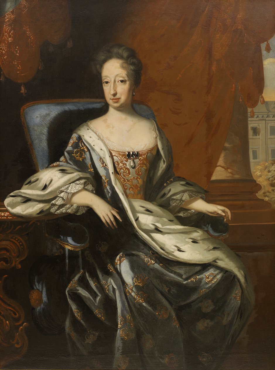 Hedvig Eleonora, Rainha da Suécia Retrato de Hedvig Eleonora de David von Krafft