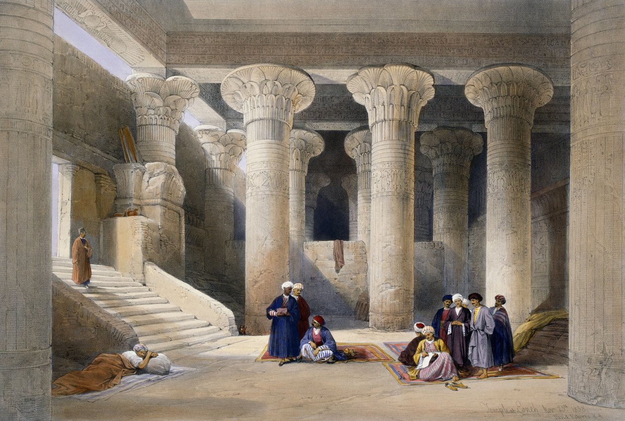 Templo Esna, 25 de Novembro de David (after) Roberts