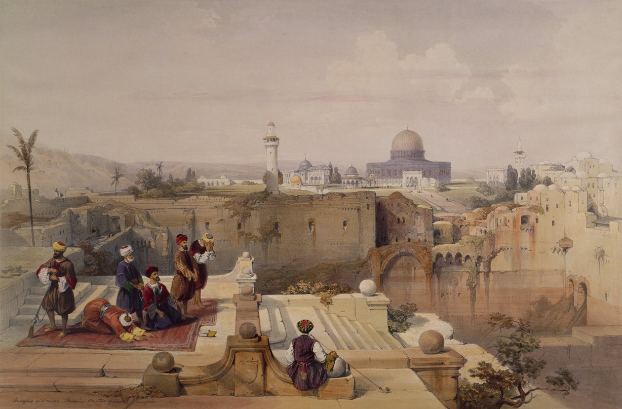 A terra santa de David (after) Roberts