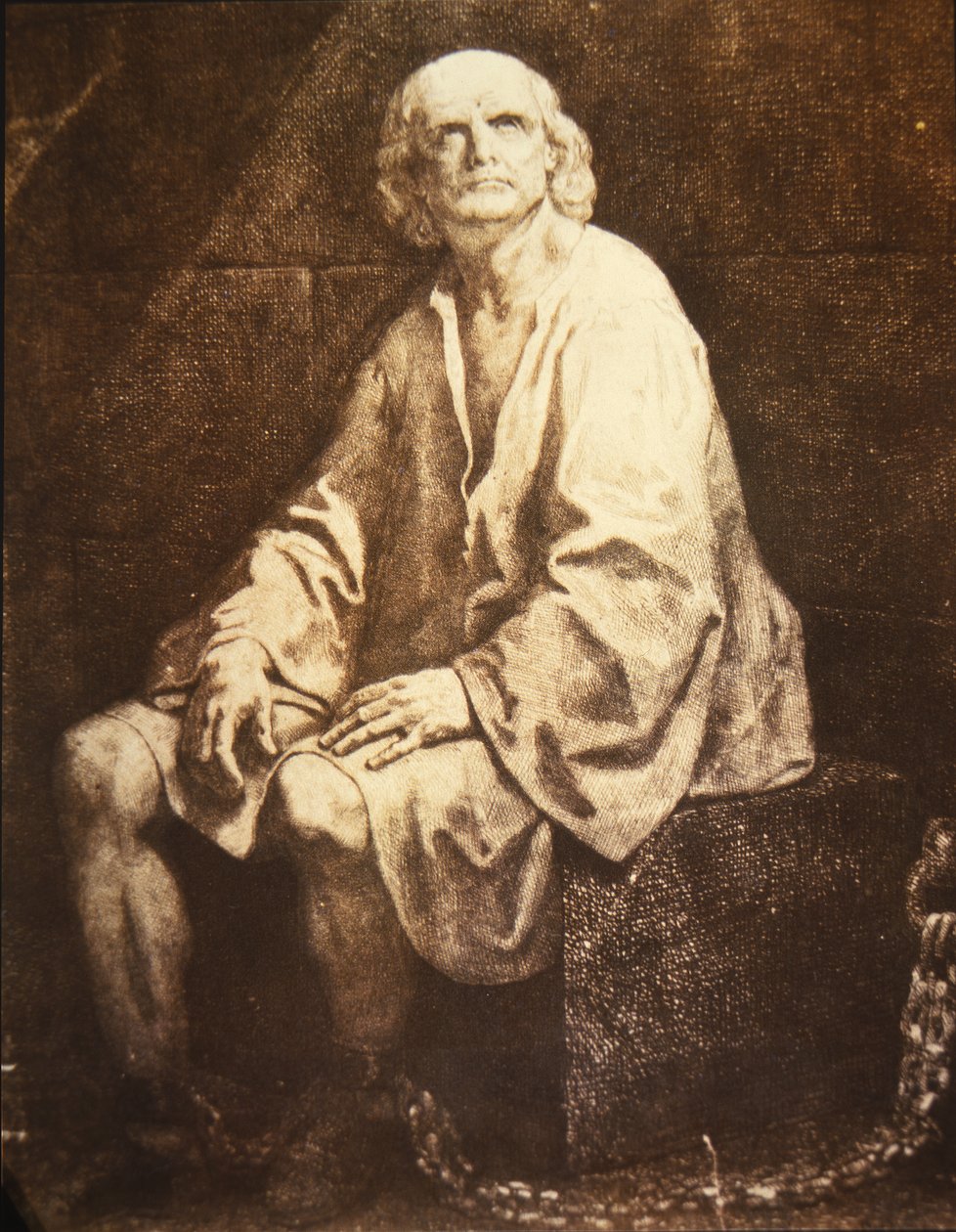 Cristóvão Colombo acorrentado (litho) de John Ward Dunsmore