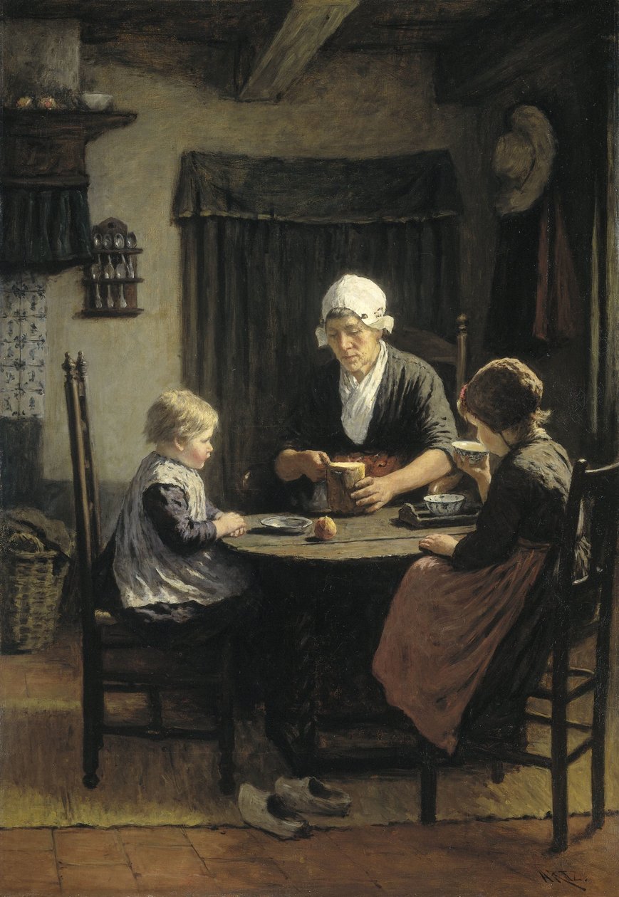 Na casa da avó de David Adolph Constant Artz
