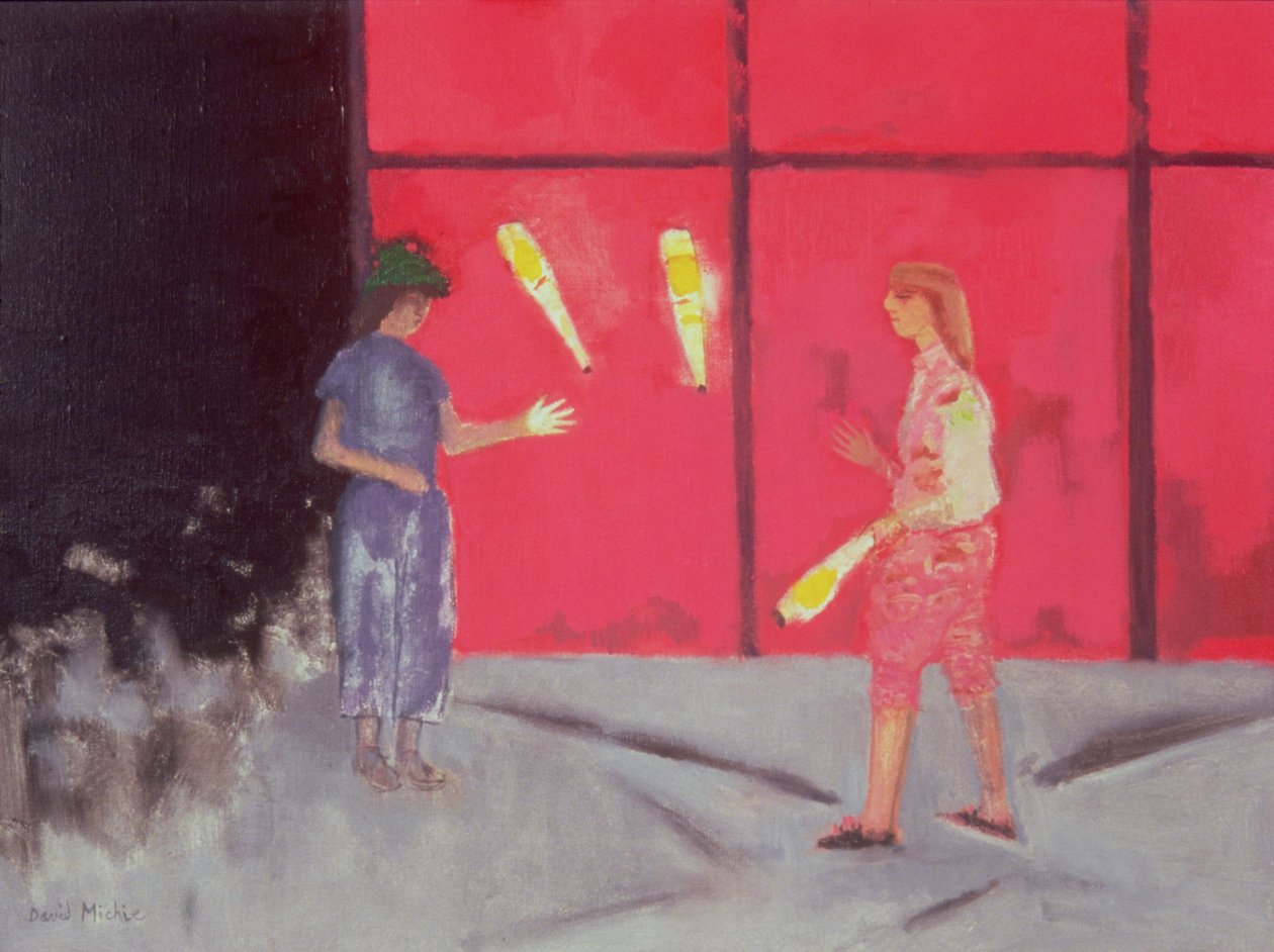 Malabaristas no Beaubourg de David Alan Redpath Michie