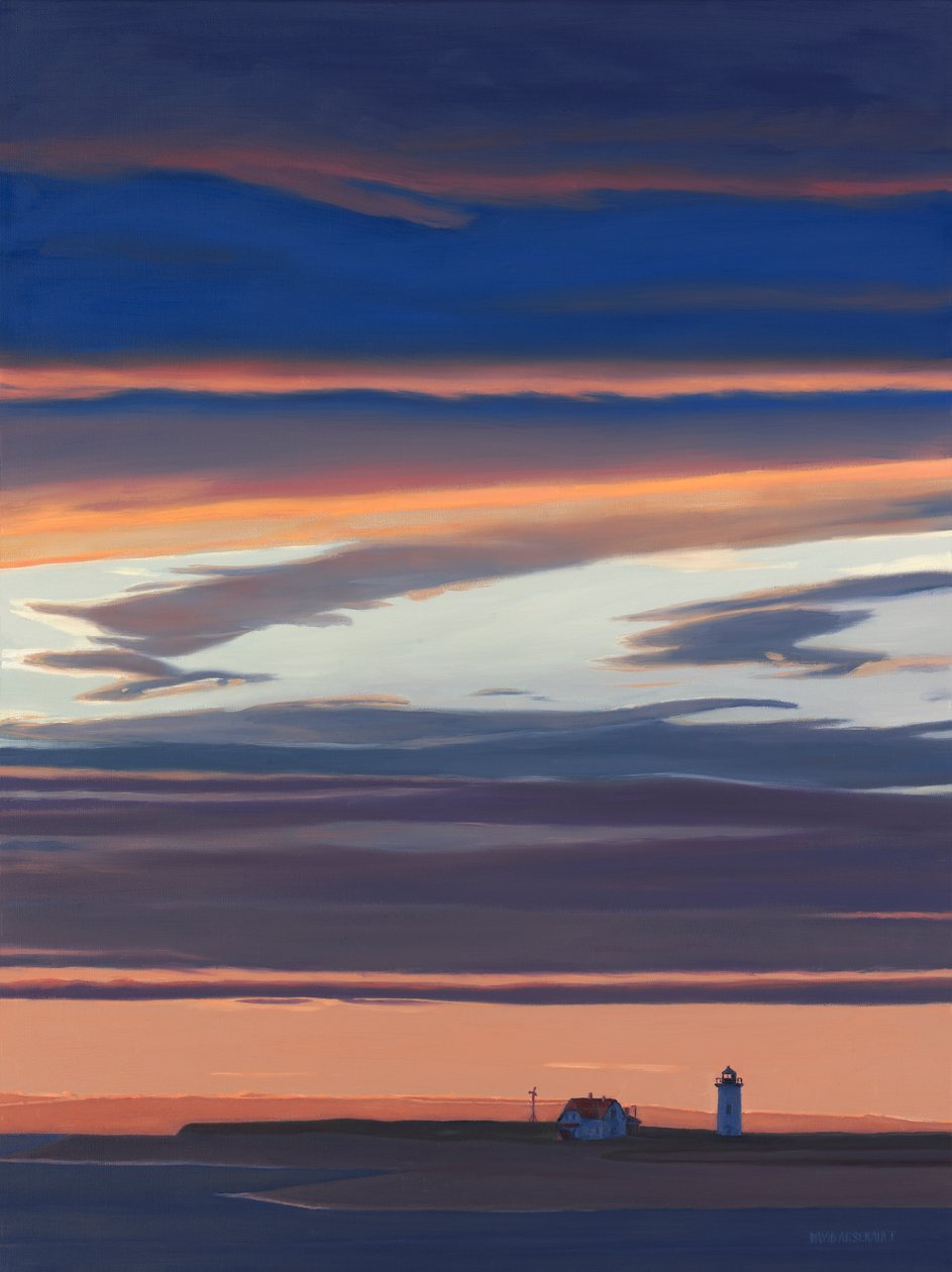 Race Point Finish, 2017 (óleo sobre tela) de David Arsenault