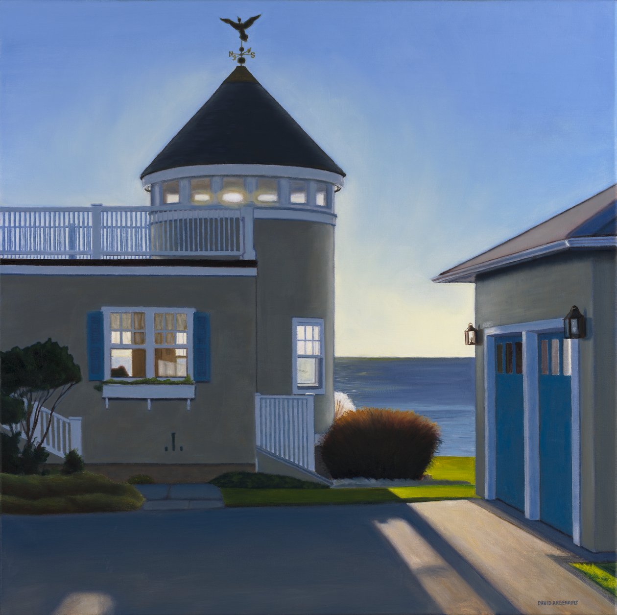 Seeing It Through, 2016 (óleo sobre tela) de David Arsenault